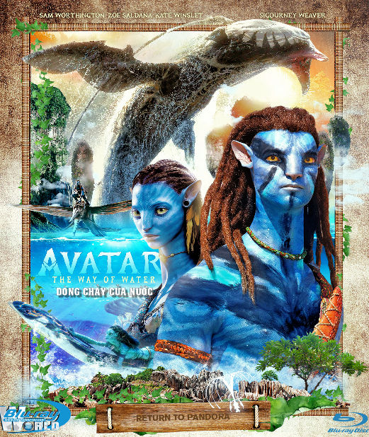 B5701.Avatar The Way of Water 2023  DÒNG CHẢY CỦA NƯỚC  2D25G  (DTS-HD MA 7.1 - ATMOS 5.1) OSCAR 95